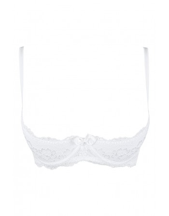 Soutien-gorge ouvert blanc V-9821 - Axami