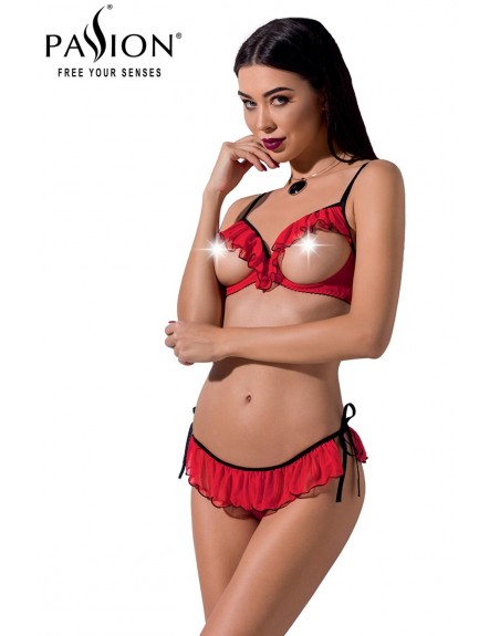 Ensemble lingerie seins nus Cherry - Passion