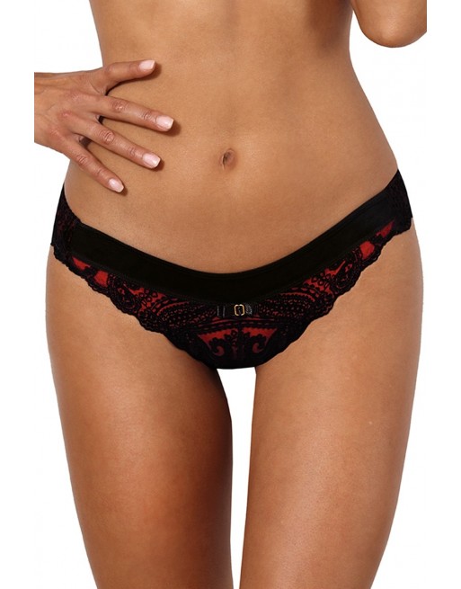 String rouge et noir  V-10048 - Axami