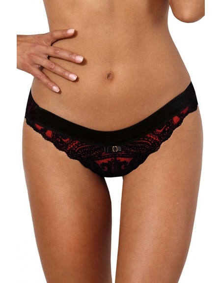 String rouge et noir  V-10048 - Axami