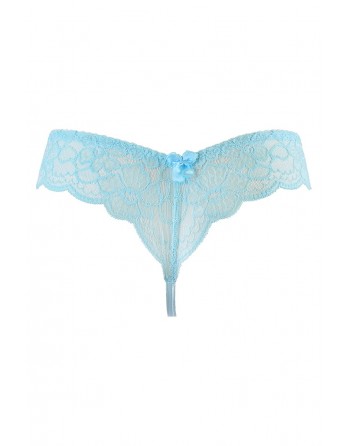 String tanga bleu V-10128 - Axami