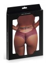 Tanga bordeaux dentelle - Paris Hollywood