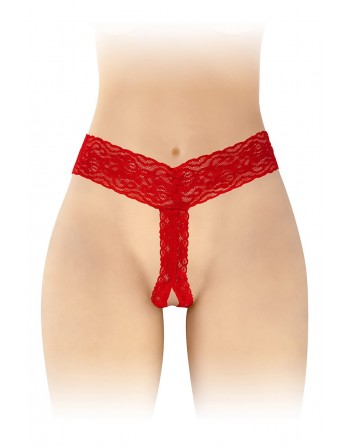 String ouvert Anita rouge - Fashion Secret