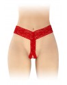 String ouvert Anita rouge - Fashion Secret