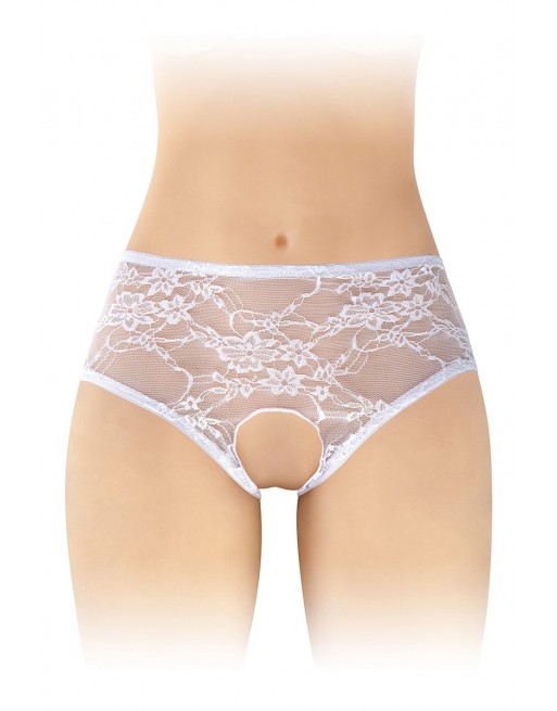 Culotte ouverte blanche Amanda - Fashion Secret