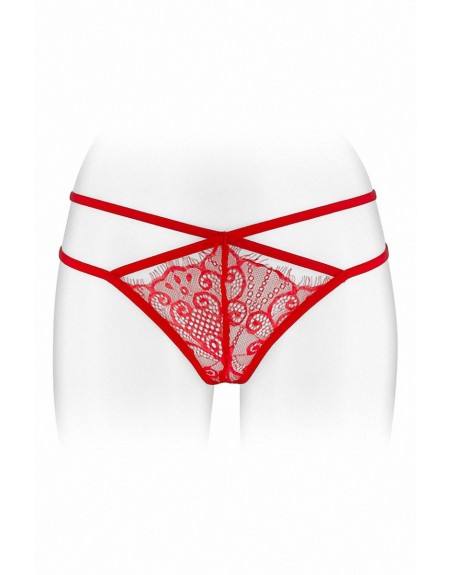 String ouvert Mylene - rouge