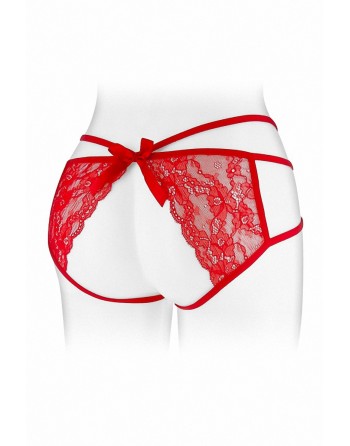 Culotte ouverte  Nadia - rouge