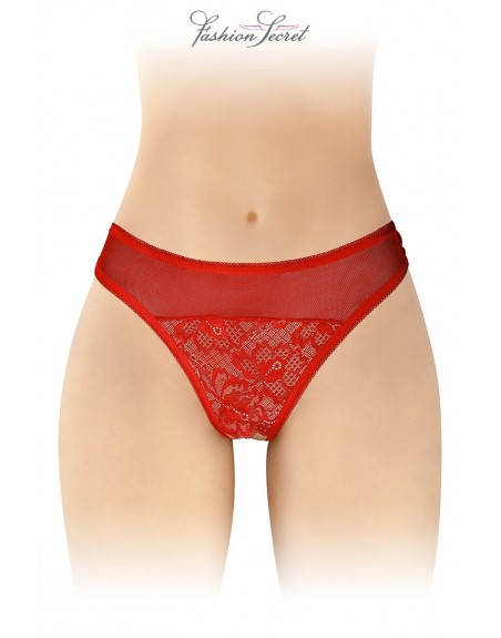 Tanga rouge ouvert Ava - Fashion Secret