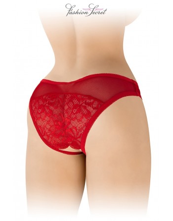 Tanga rouge ouvert Ava - Fashion Secret