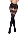 Collants ouverts TI017 20/40 deniers - noir