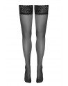 Bas autofixants noir Hold up - Cotelli Legwear