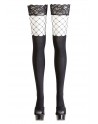 Bas autofixants opaques noir - Cotelli Legwear