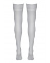 Bas autofixants blanc - Cotelli Legwear