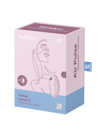 Double stimulateur  Vulva lover 3 Rose - Satisfyer