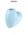 Double stimulateur Cutie Heart bleu - Satisfyer