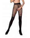 Collants ouverts TI012 20/40 deniers - noir