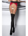 Collants ouverts TI003 - rouge