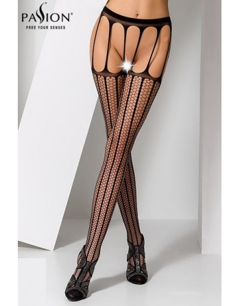 Collants ouverts S004 - Noir