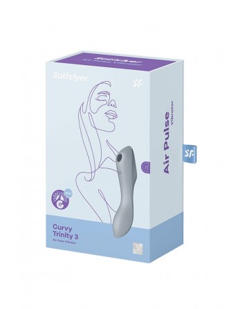 Stimulateur Curvy Trinity 3 gris - Satisfyer