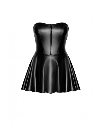 Mini robe bustier Dreamer F308 wetlook