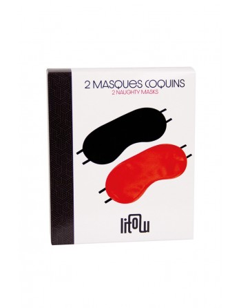 2 masques coquins - Litolu