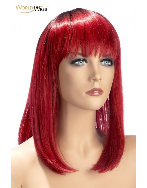 Perruque Elvira rouge - World Wigs