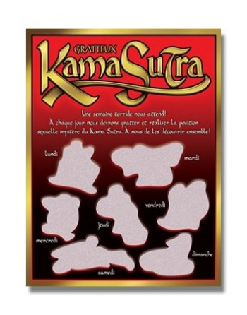 Carte à gratter Kama Sutra