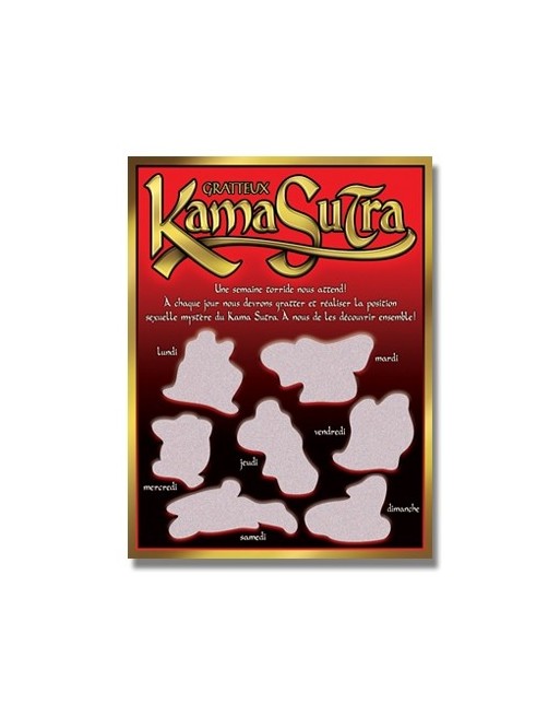 Carte à gratter Kama Sutra