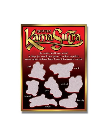 Carte à gratter Kama Sutra