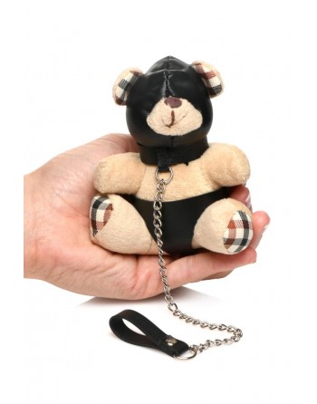 Porte-clés Teddy Bear BDSM avec cagoule