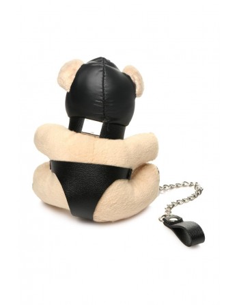 Porte-clés Teddy Bear BDSM avec cagoule