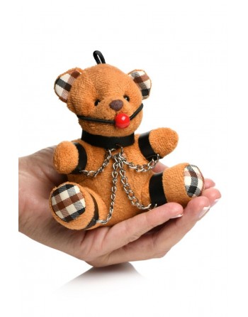 Porte-clés Teddy Bear bâillonné