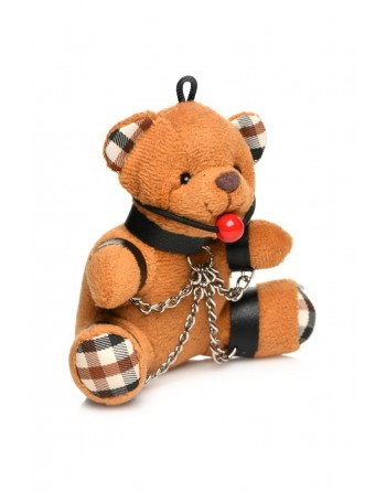 Porte-clés Teddy Bear bâillonné