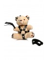 Porte-clés Teddy Bear BDSM avec martinet