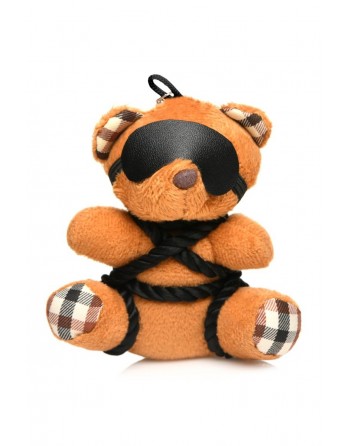 Porte-clés Teddy Bear en tenue Bondage