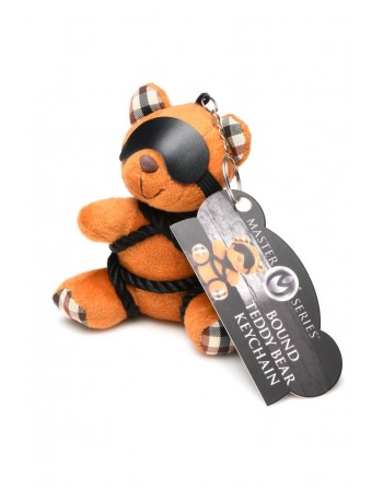 Porte-clés Teddy Bear en tenue Bondage