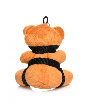 Porte-clés Teddy Bear en tenue Bondage