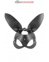 Masque bunny simili cuir réglable - Fetish Tentation