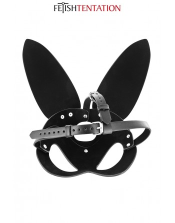 Masque bunny simili cuir réglable - Fetish Tentation