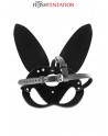 Masque bunny simili cuir réglable - Fetish Tentation